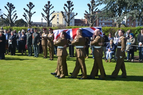 DSC_6513  coffin of J.W. Rowbottom being carried in